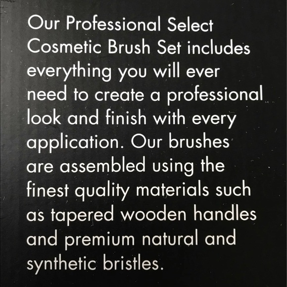 Borghese Professional Cosmetic Brush Set w/ Bag - Picture 3 of 7